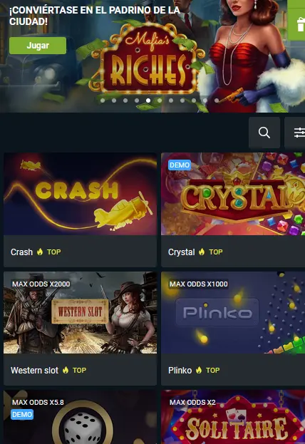 1xgames en la aplicación móvil de 1xBet