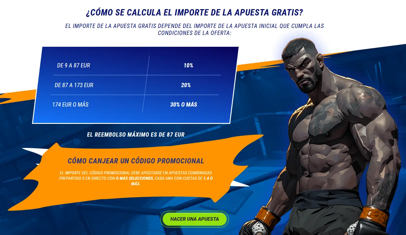 Cómo se calcula el importe de la apuesta gratis