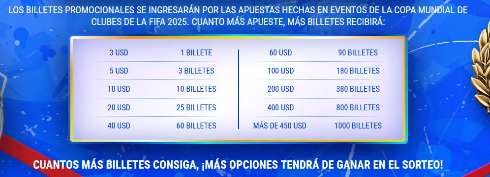 Los billetes promocionales