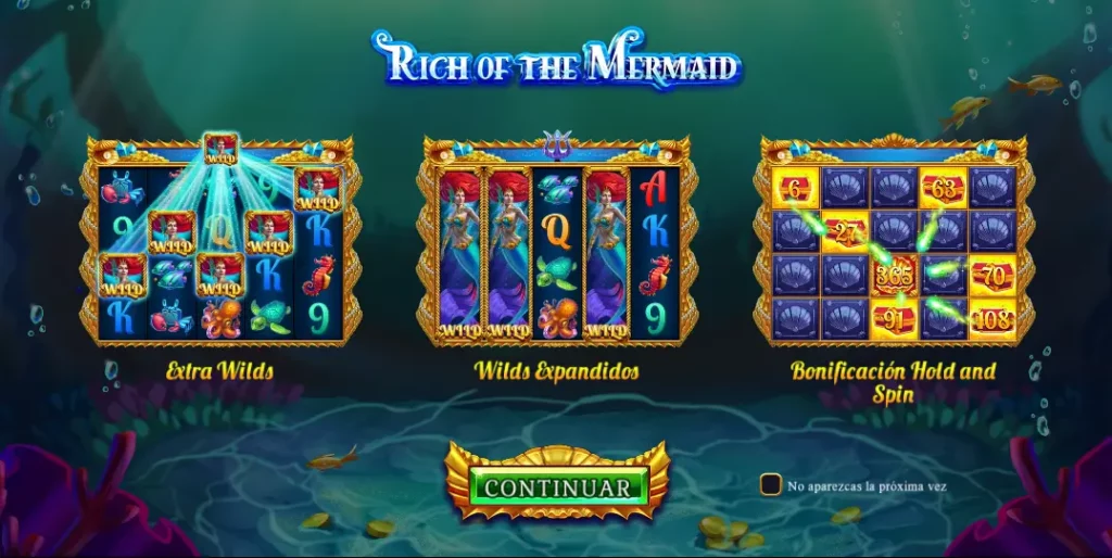 Rich of the Mermaid Hold and Spin 1xBet