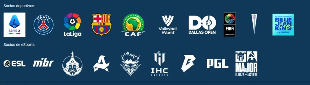 Socios deportivos 1xBet