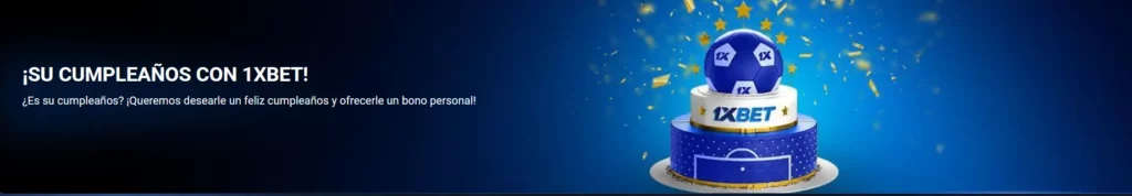 Su cumpleaños con 1xBet
